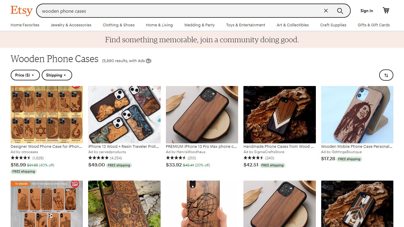 Wooden Phone Cases - Etsy