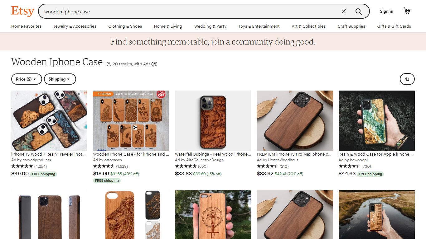 Wooden Iphone Case - Etsy